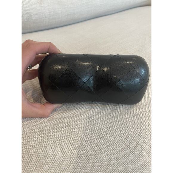 Vintage Chanel 5203 Acetate Glitter Lens Interlocking C Brown Sunglasses W/ Case - Picture 11 of 11